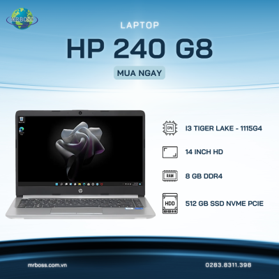 Laptop HP 240 G8 i3 1115G4/8GB/512GB/Win11 (6L1A2PA)