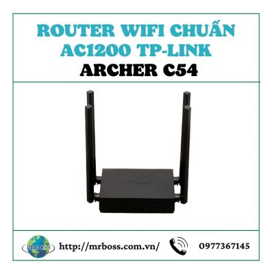 Router Wifi Chuẩn AC1200 TP-Link Archer C54
