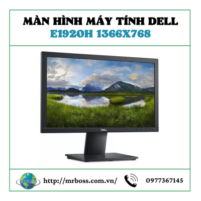 Màn hình máy tính Dell E1920H 1366X768, Display Port, 3 Year, China_9TY84AA