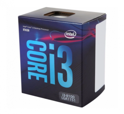 CPU Intel Core i3-8100 (6M Cache, 3.6GHz)