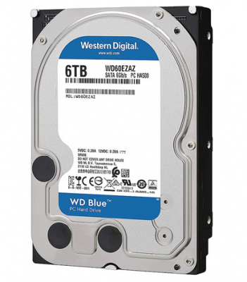 Ổ cứng HDD Western Blue WD60EZAZ 6Tb SATA3 5400rpm 256Mb