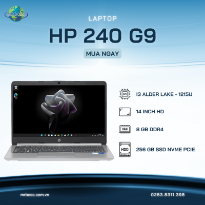 Laptop HP 240 G9 i3 1215U/8GB/256GB/Win11(6L1X7PA)